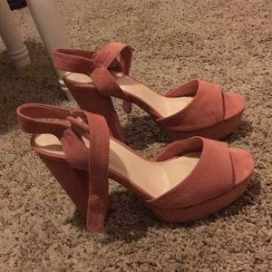 Pink heels